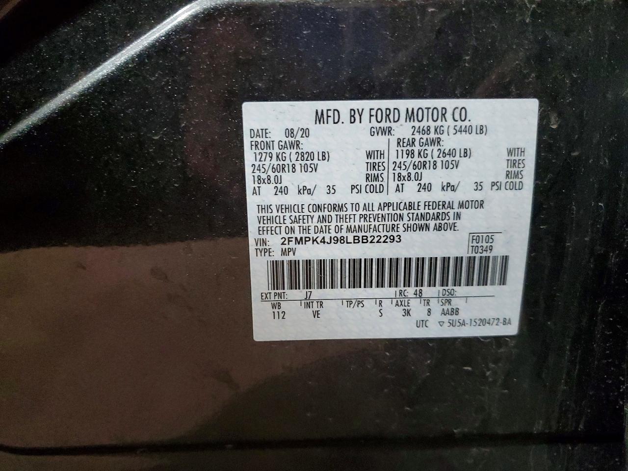 2020 Ford Edge sel