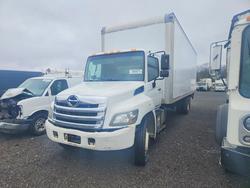 Salvage trucks for sale at Assonet, MA auction: 2016 Hino 268 BOX Truck