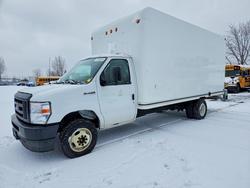 Salvage trucks for sale at Bowmanville, ON auction: 2023 Ford Econoline E450 Super Duty Cutaway Van