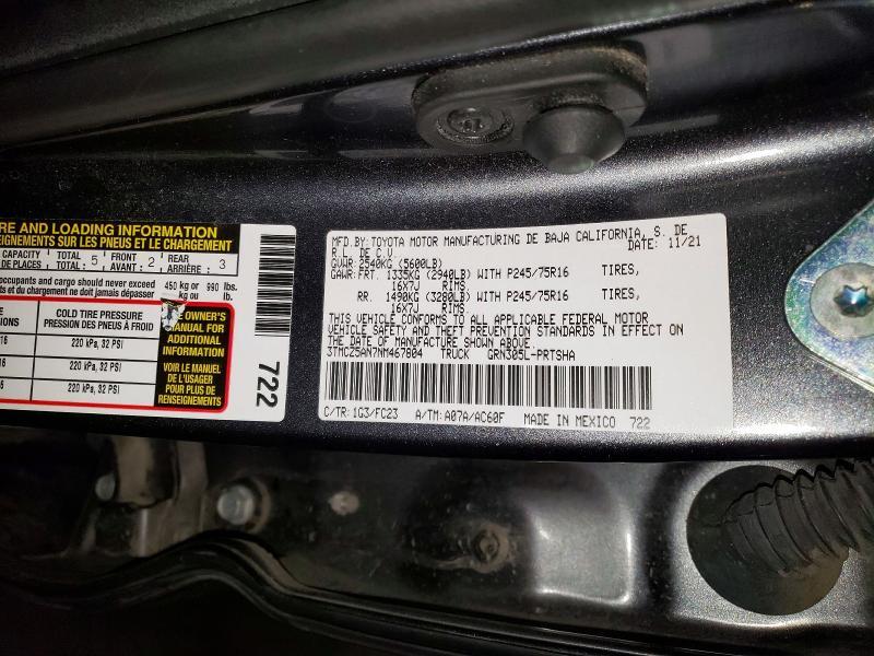 2022 Toyota Tacoma SR5 V6