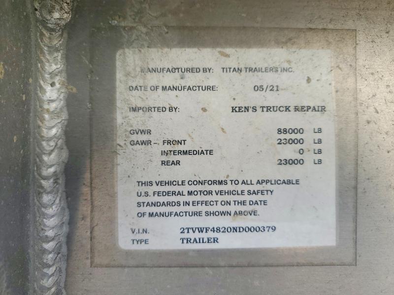 2022 Titan Trailers
