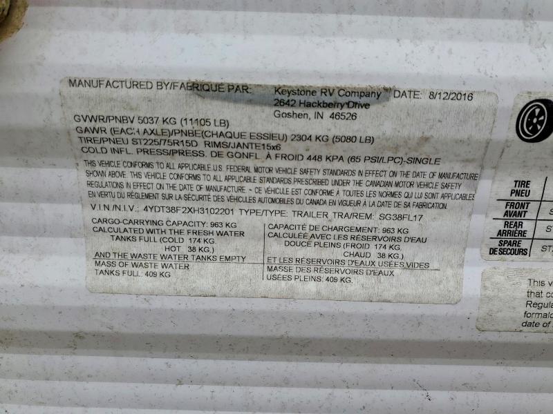 2017 Keystone Springdale Camper