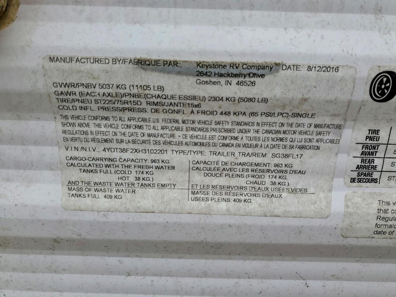 2017 Keystone Springdale Camper