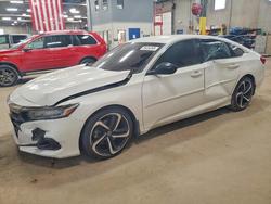 Honda salvage cars for sale: 2021 Honda Accord Sport se