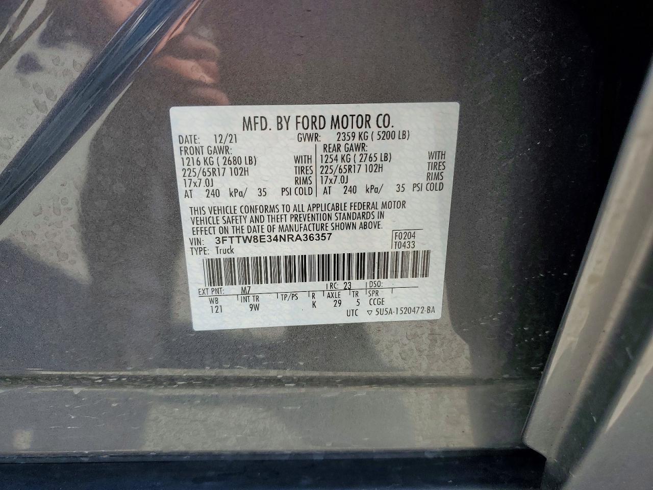 2022 Ford Maverick XL