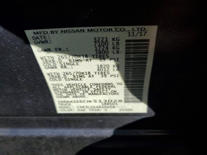 2018 Nissan Titan SV