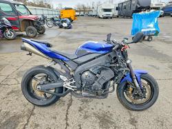 Salvage motorcycles for sale at Woodburn, OR auction: 2004 Yama YZFR1