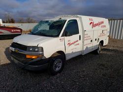 Salvage trucks for sale at Avon, MN auction: 2021 Chev Rolet Express Utility / Service Truck