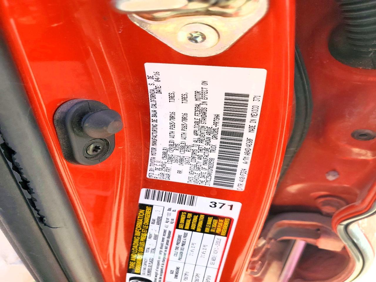 2016 Toyota Tacoma TRD OFF-Road