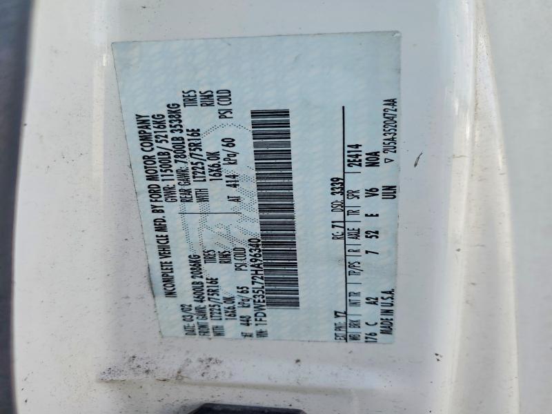 2002 Ford E350 BOX Truck