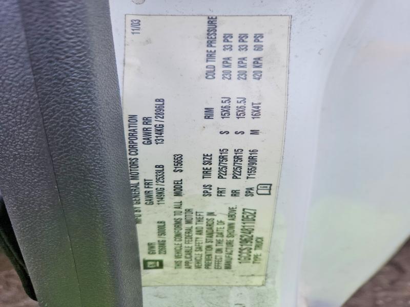 2004 Chev Colorado