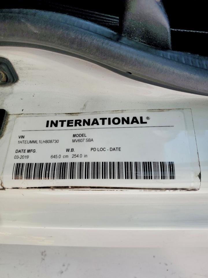 2020 International MV607 BOX Truck