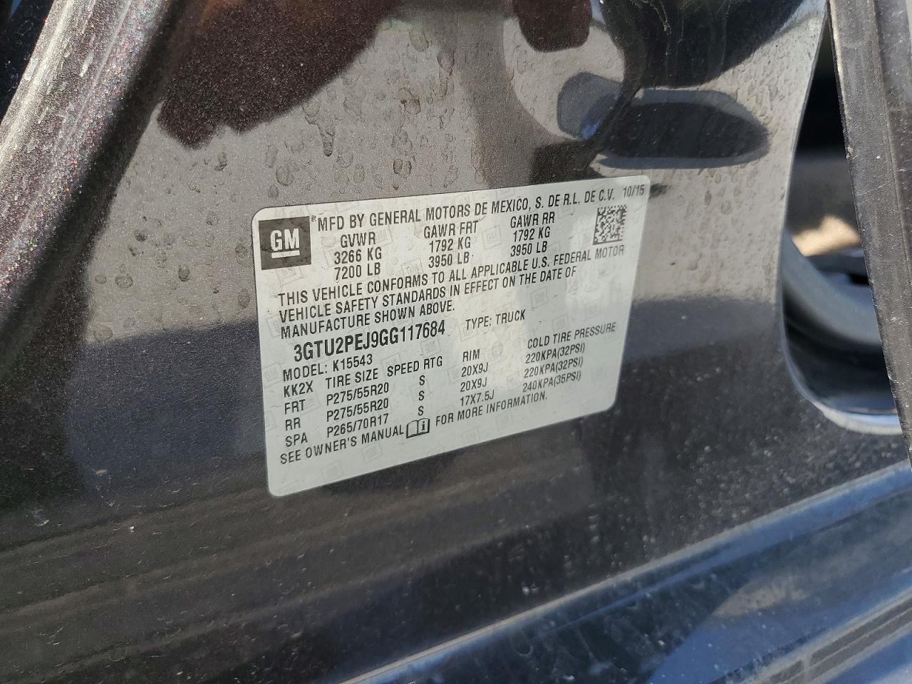 2016 GMC Sierra K1500 Denali