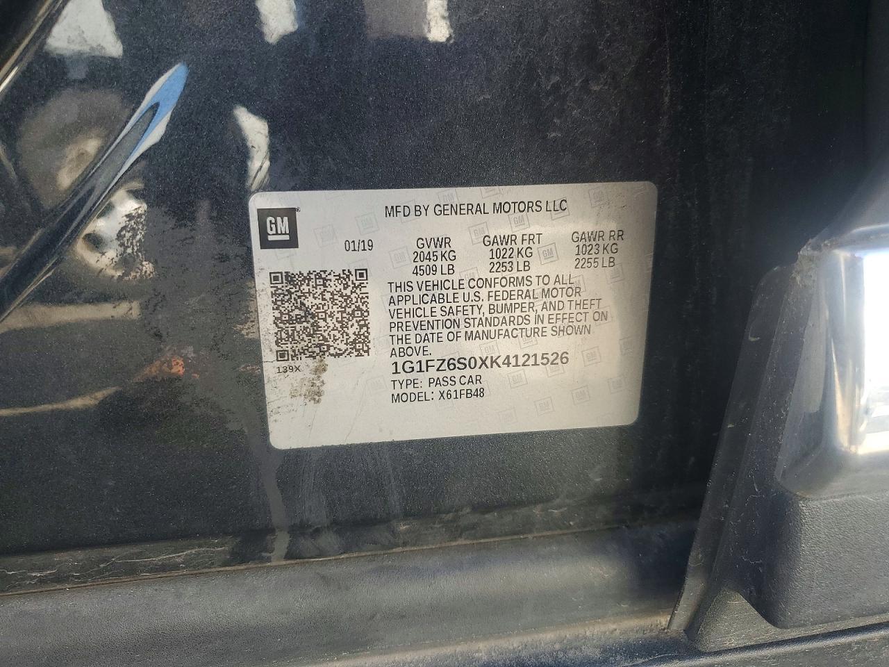 2019 Chevrolet Bolt ev