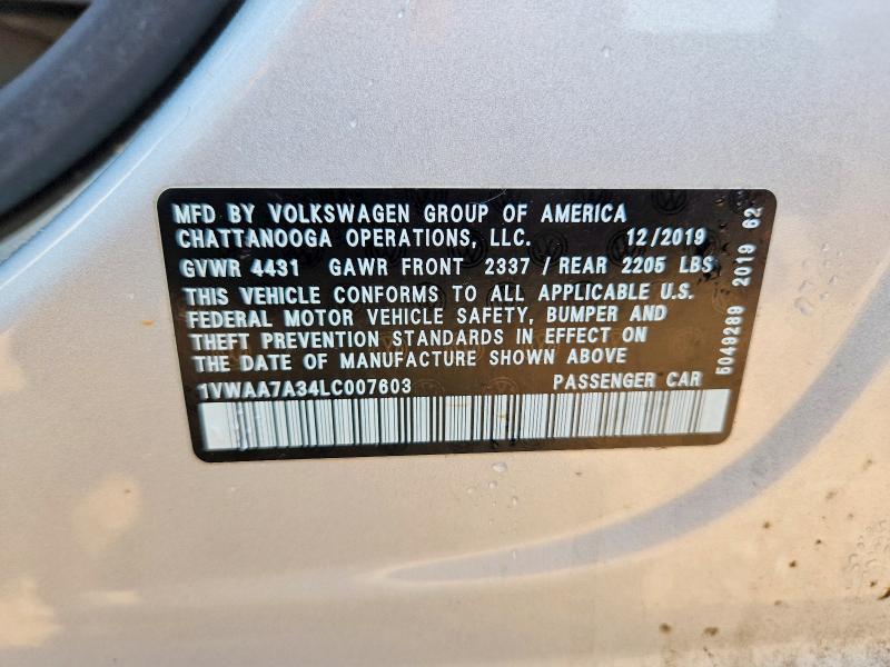 2020 Volkswagen Passat s
