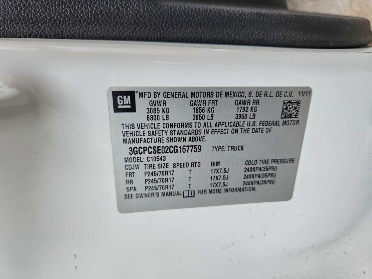 2012 Chevrolet Silverado C1500 lt