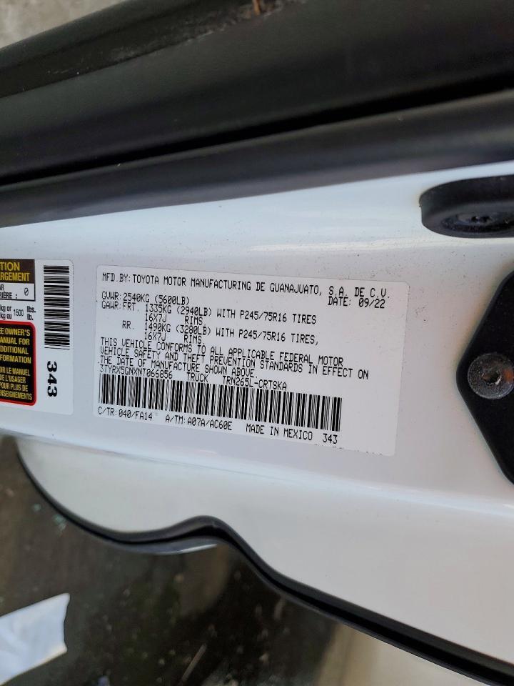 2022 Toyota Tacoma SR