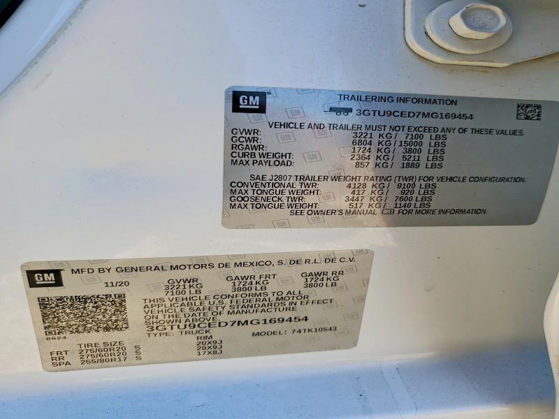 2021 GMC Sierra K1500 Elevation