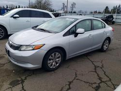 2012 Honda Civic lx en venta en Woodburn, OR