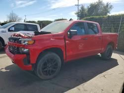 Salvage cars for sale from Copart San Martin, CA: 2022 Chevrolet Silverado LTD C1500 Custom