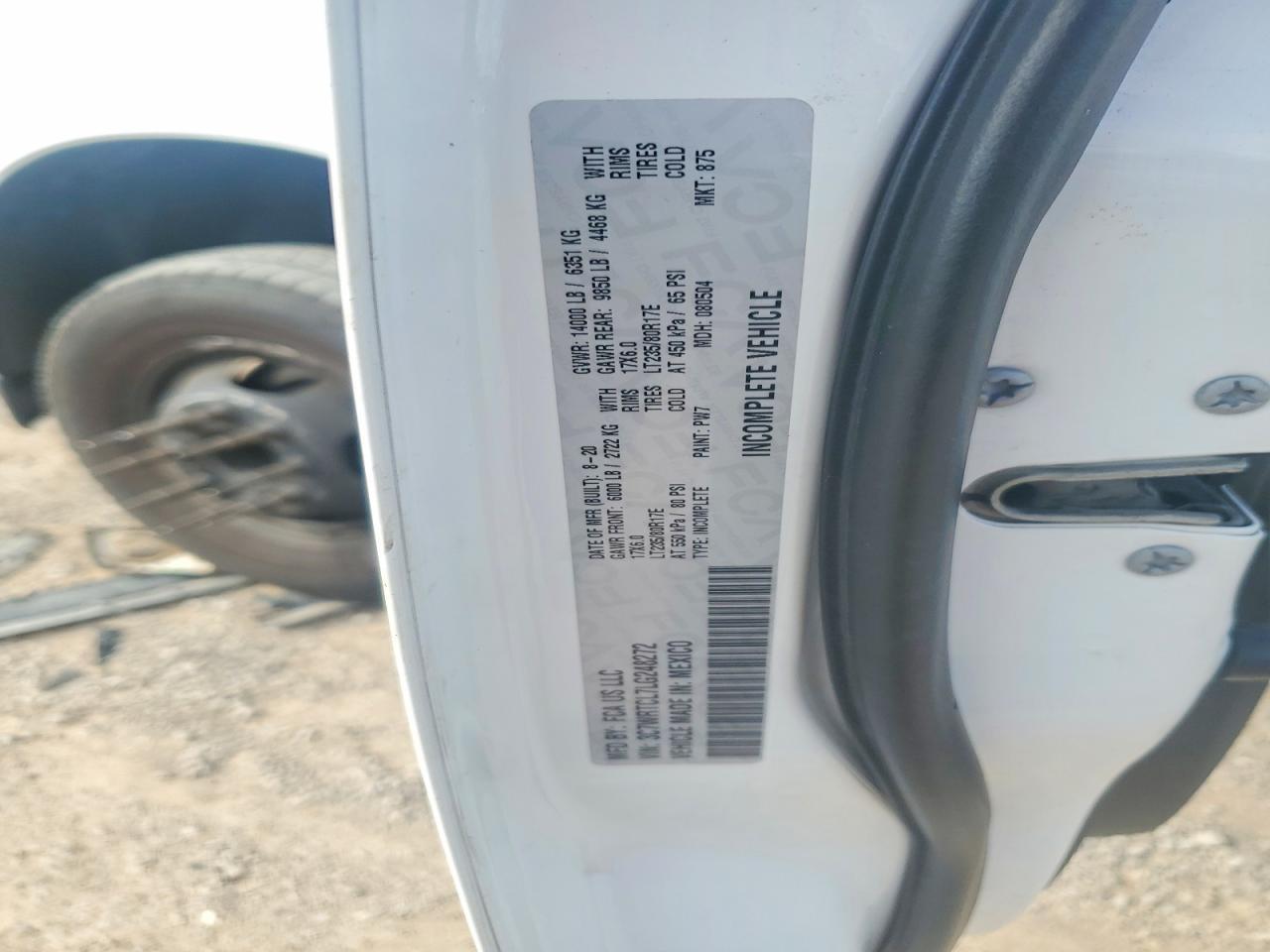 2020 Dodge RAM 3500 Truck Cab AND Chassis