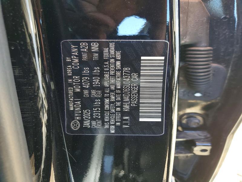 2025 Hyundai Elantra Hybrid Blue