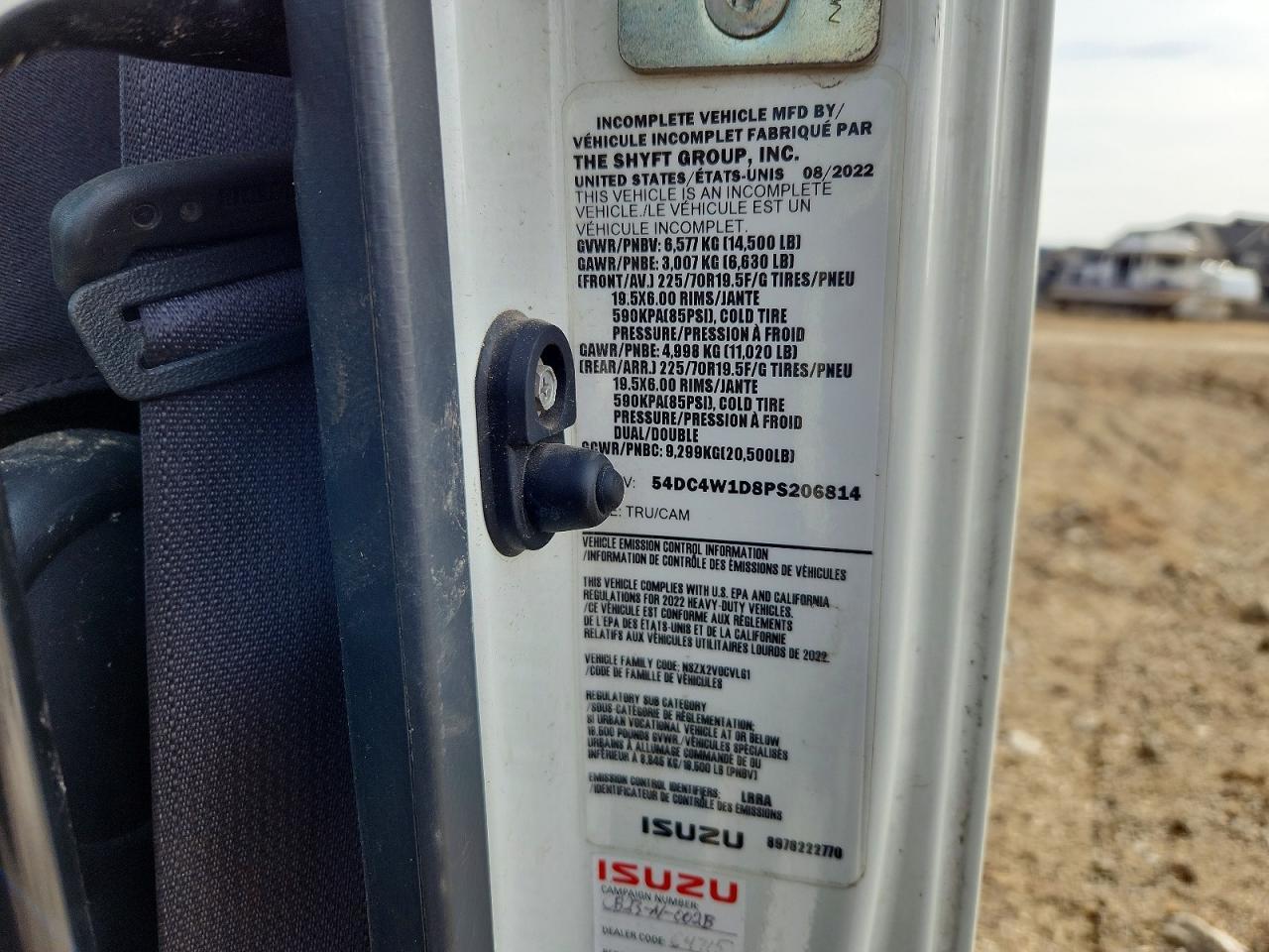 2023 Isuzu NPR HD Truck Cab AND Chassis