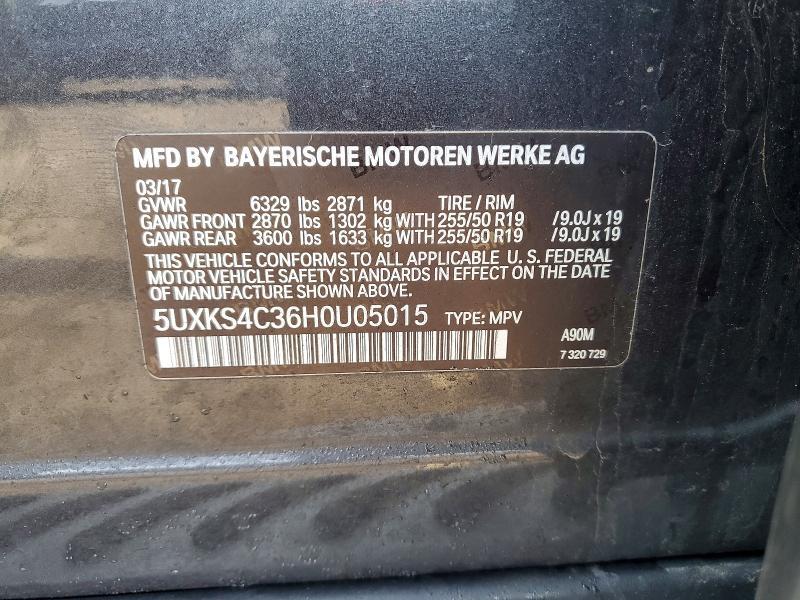 2017 BMW X5 Xdrive35d