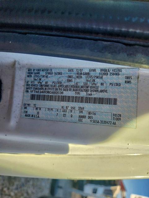 2008 Ford E250 Delivery van