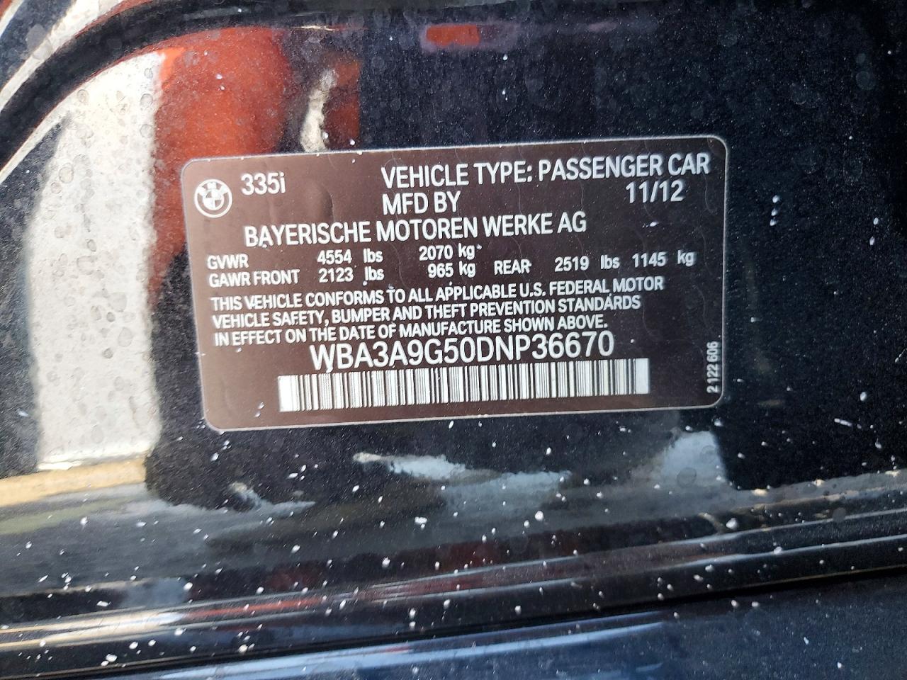 2013 BMW 335 i