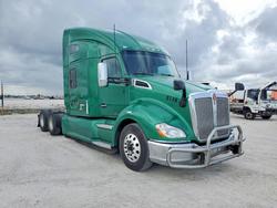 Salvage trucks for sale at Clewiston, FL auction: 2019 Kenworth T680 Semi Truck