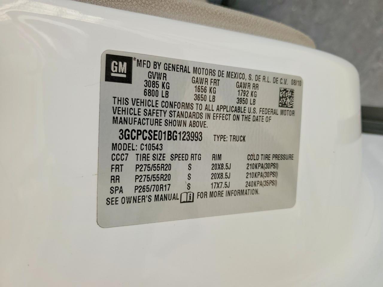 2011 Chevrolet Silverado C1500 LT