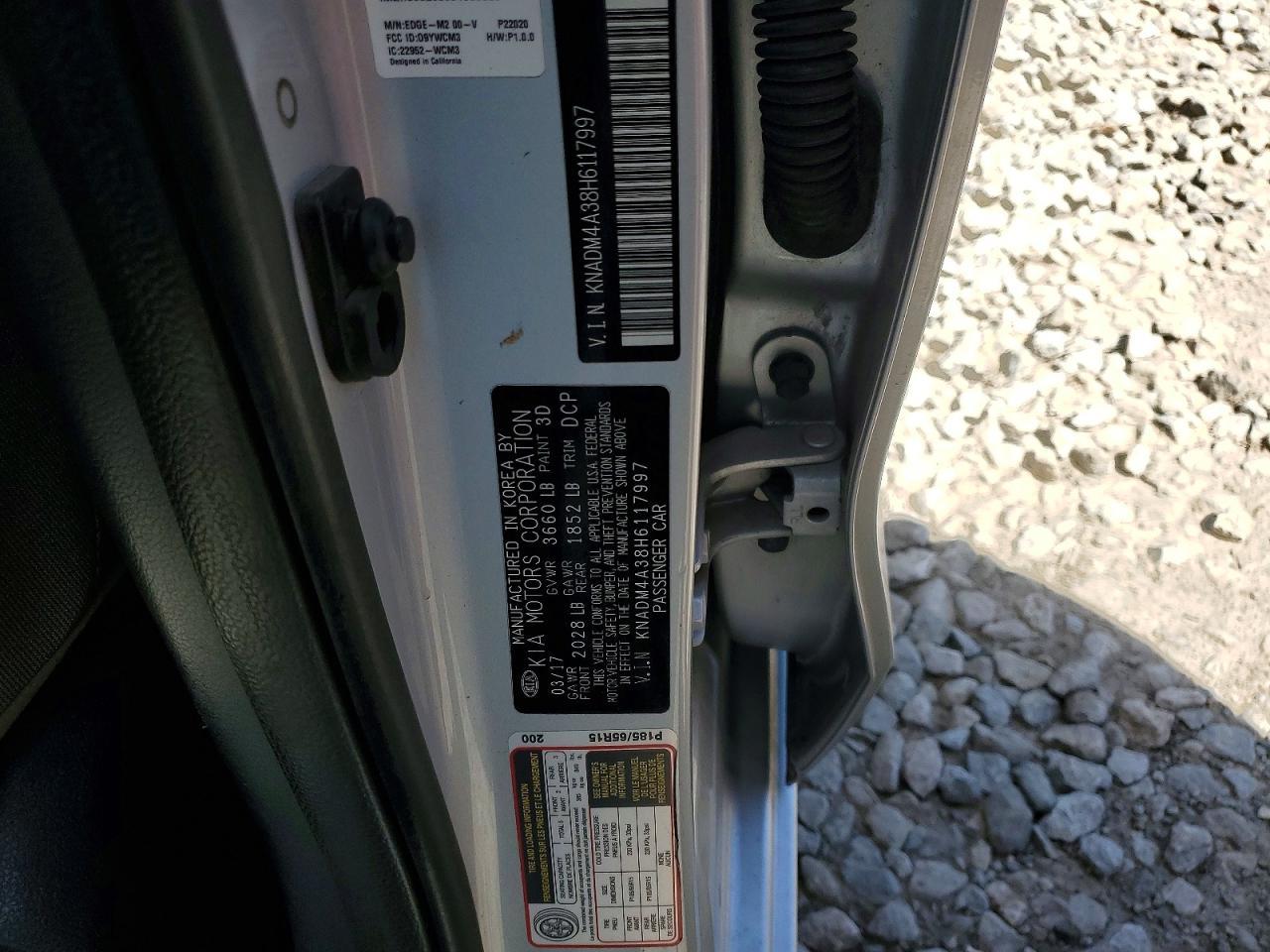 2017 KIA Rio lx