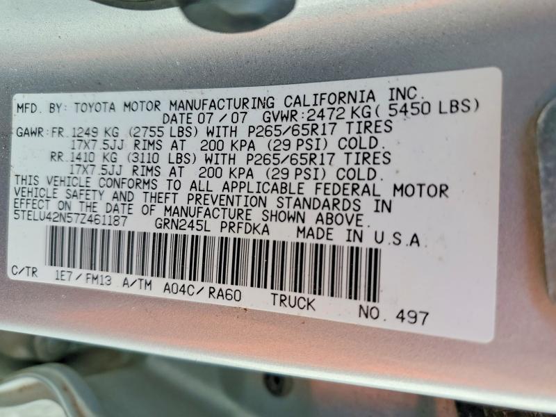 2007 Toyota Tacoma V6