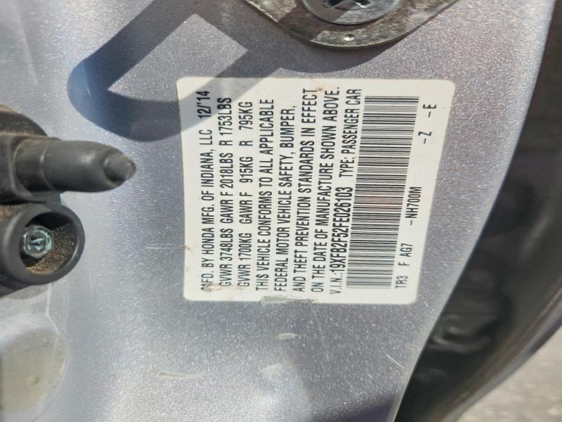2015 Honda Civic lx