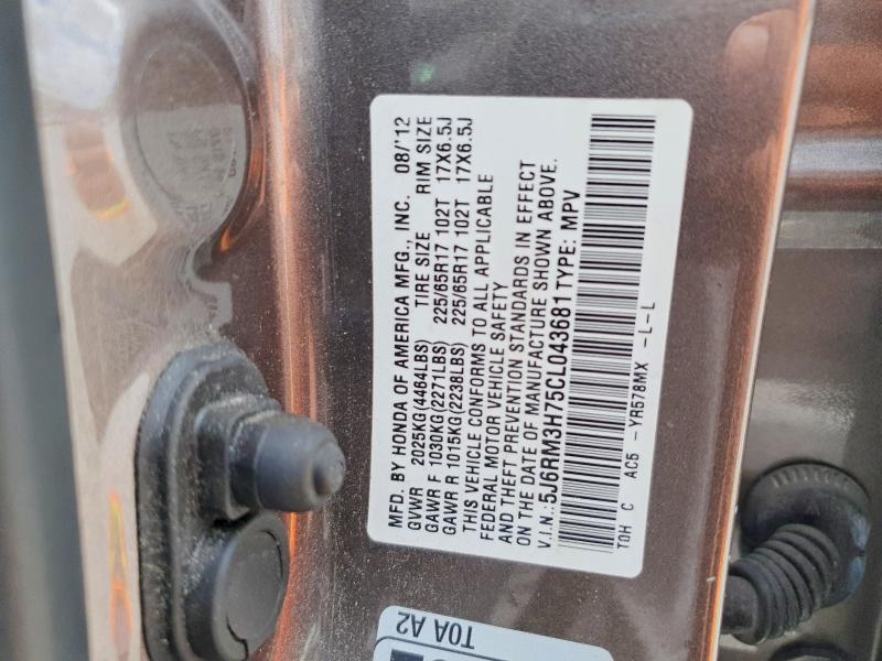 2012 Honda Cr-v exl