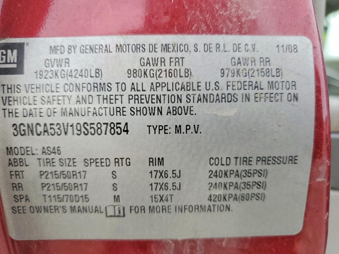 2009 Chev HHR