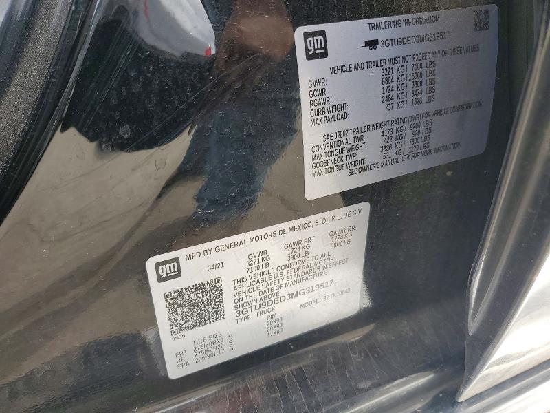 2021 GMC Sierra K1500 SLT