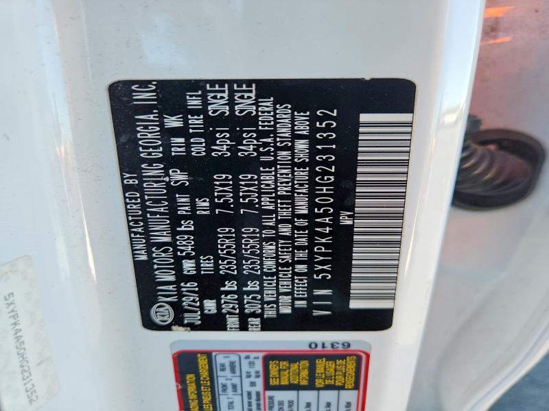 2017 KIA Sorento sx V6