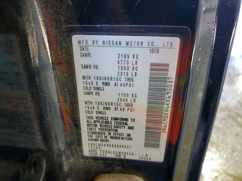 2019 Niss Nv200