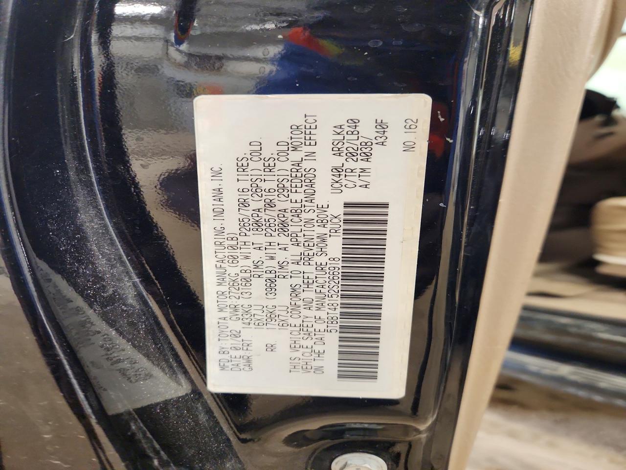 2002 Toyota Tundra Limited V8