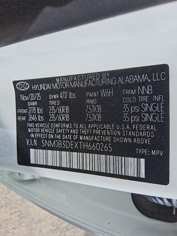 2026 Hyundai Tucson sel