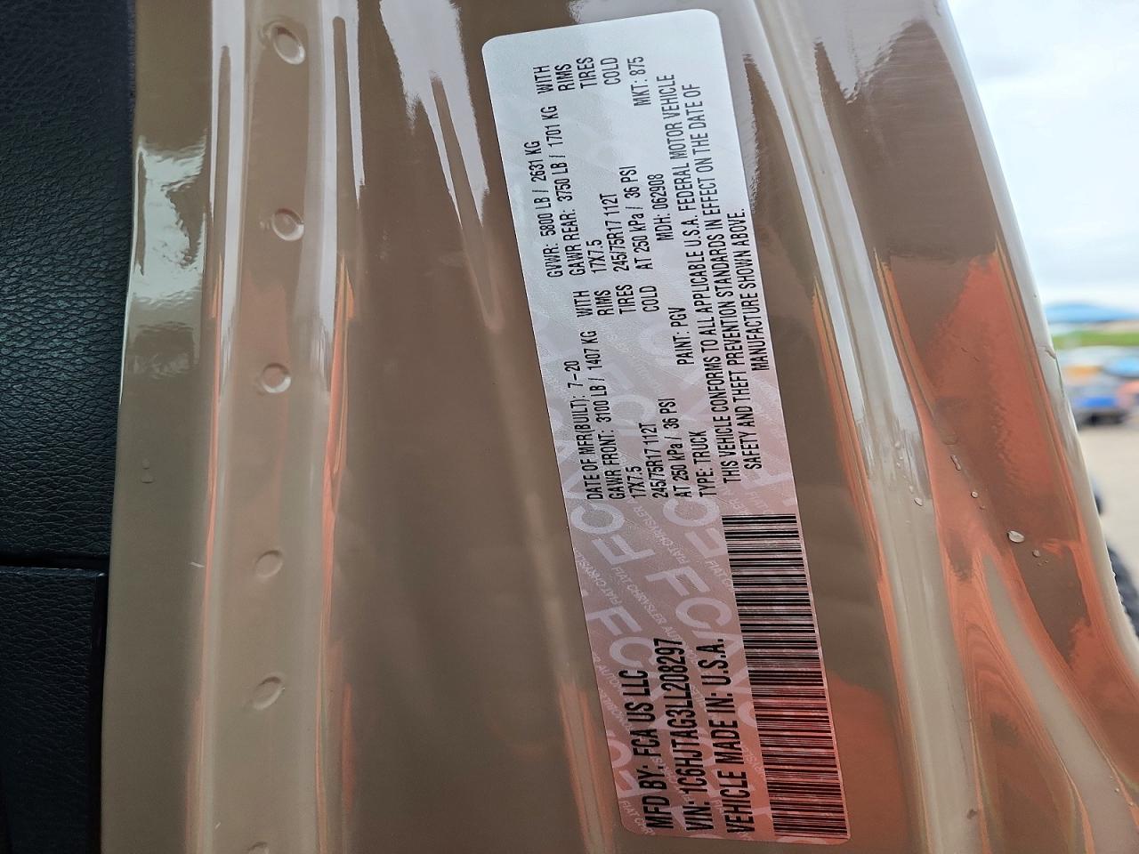 2020 Jeep Gladiator Sport