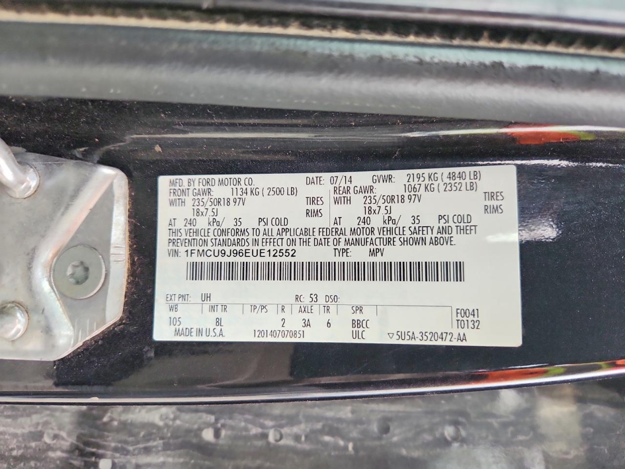 2014 Ford Escape Titanium
