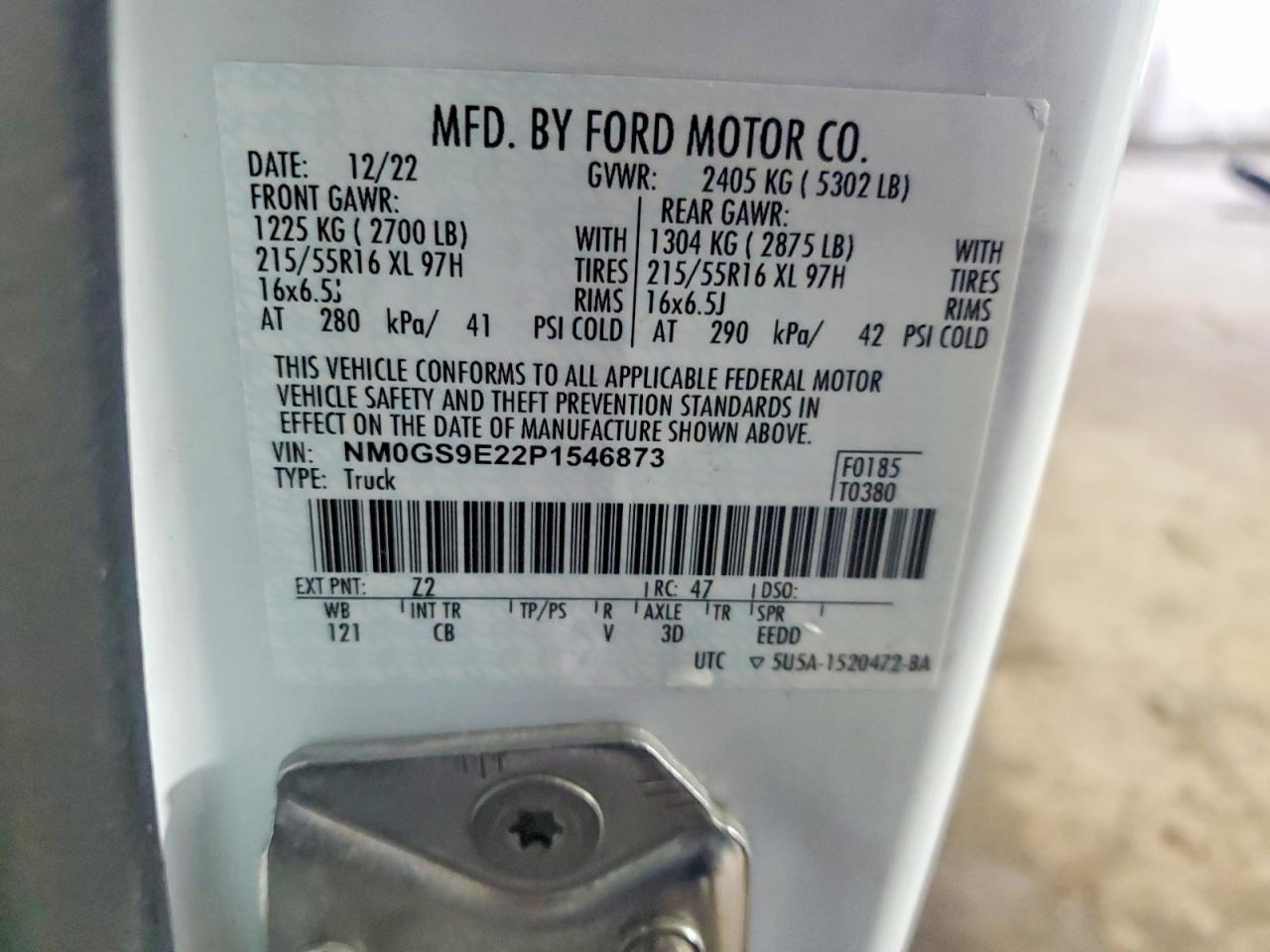 2023 Ford Transit Connect XL