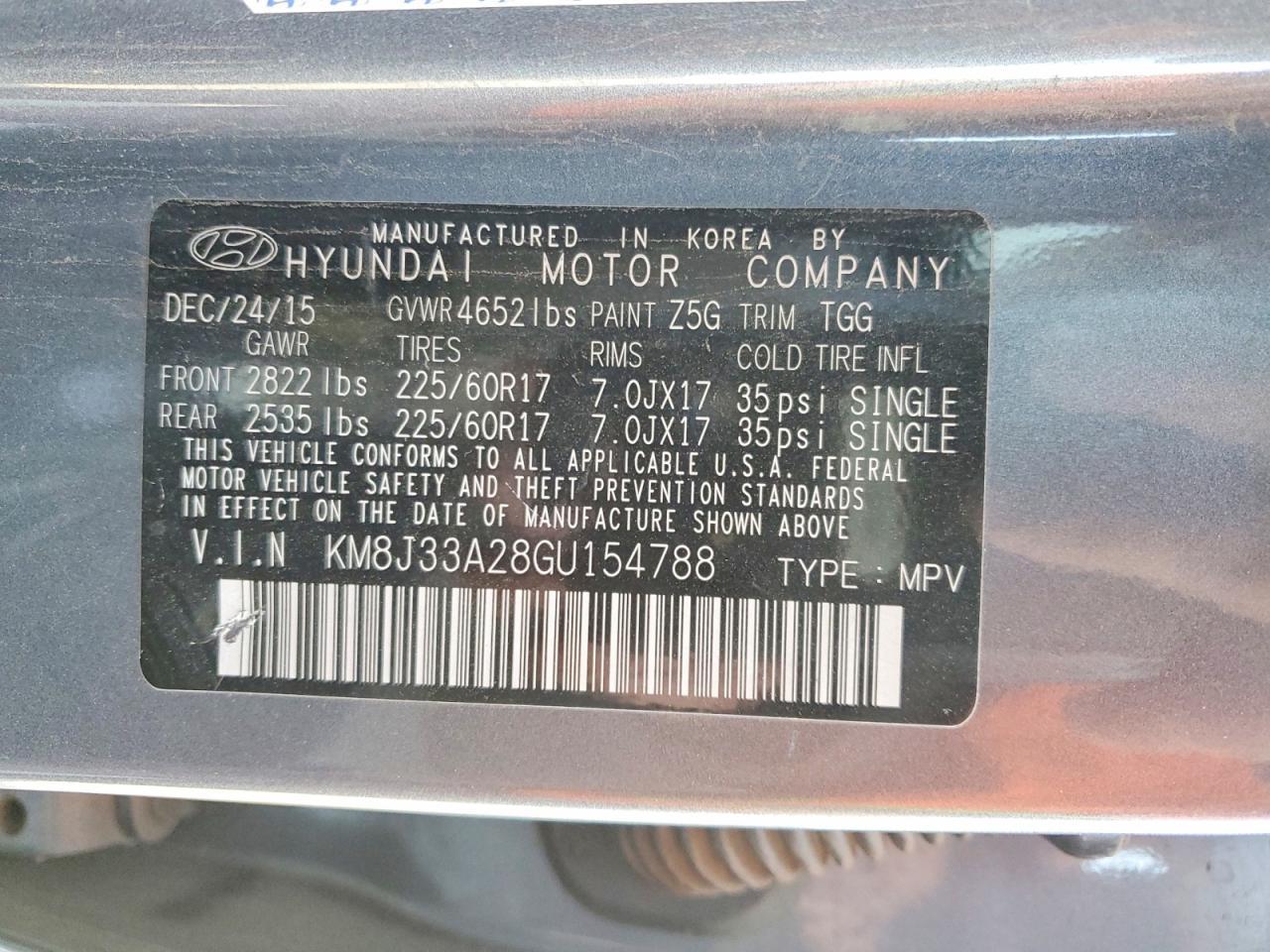 2016 Hyundai Tucson eco