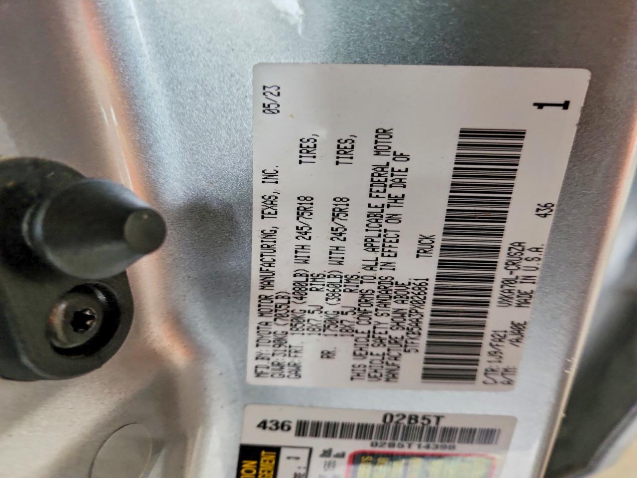 2023 Toyota Tundra SR