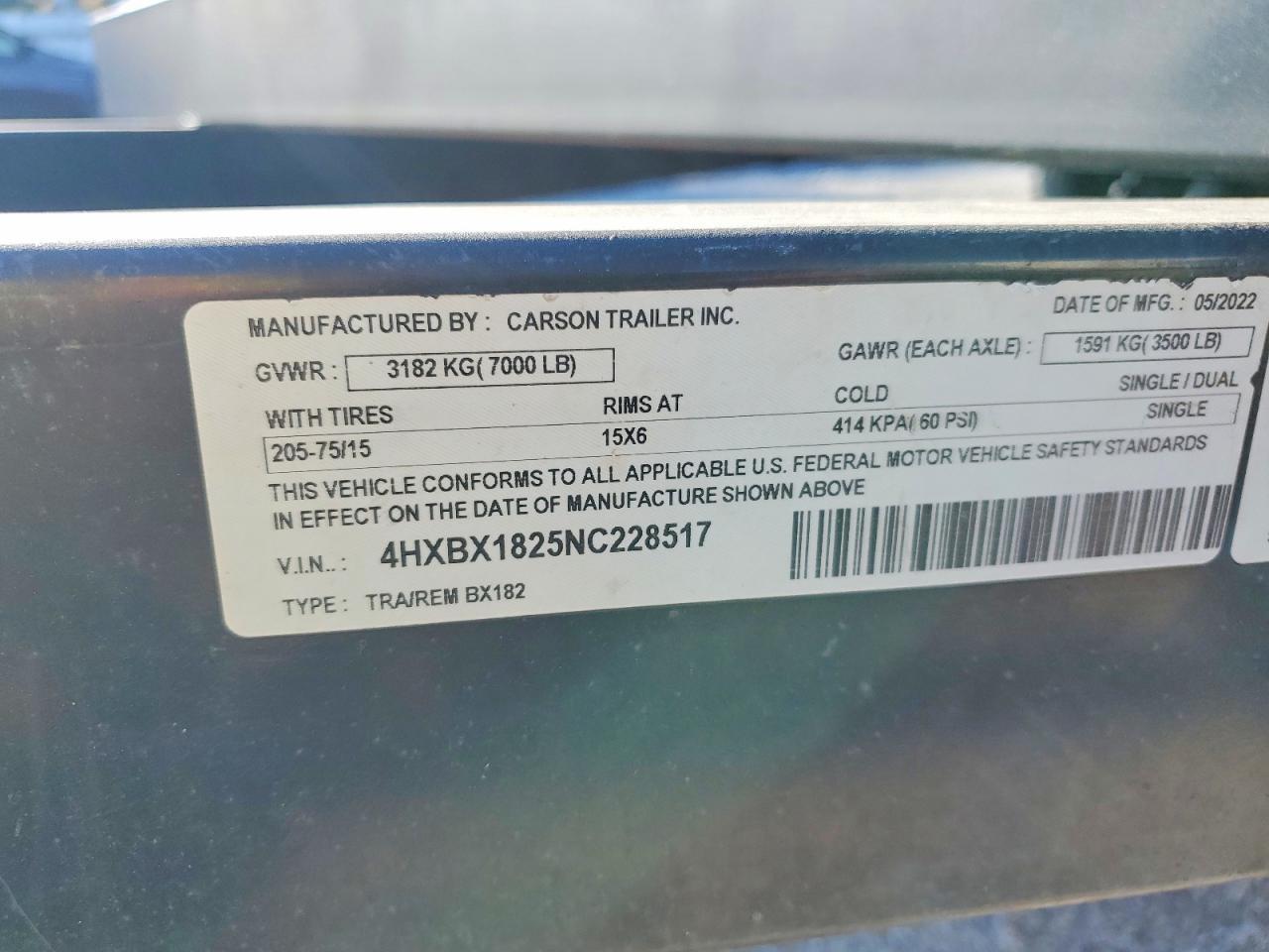 2022 Carson Trailers