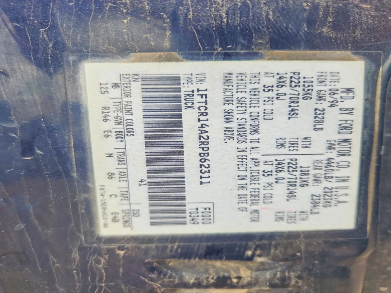 1994 Ford Ranger Super cab