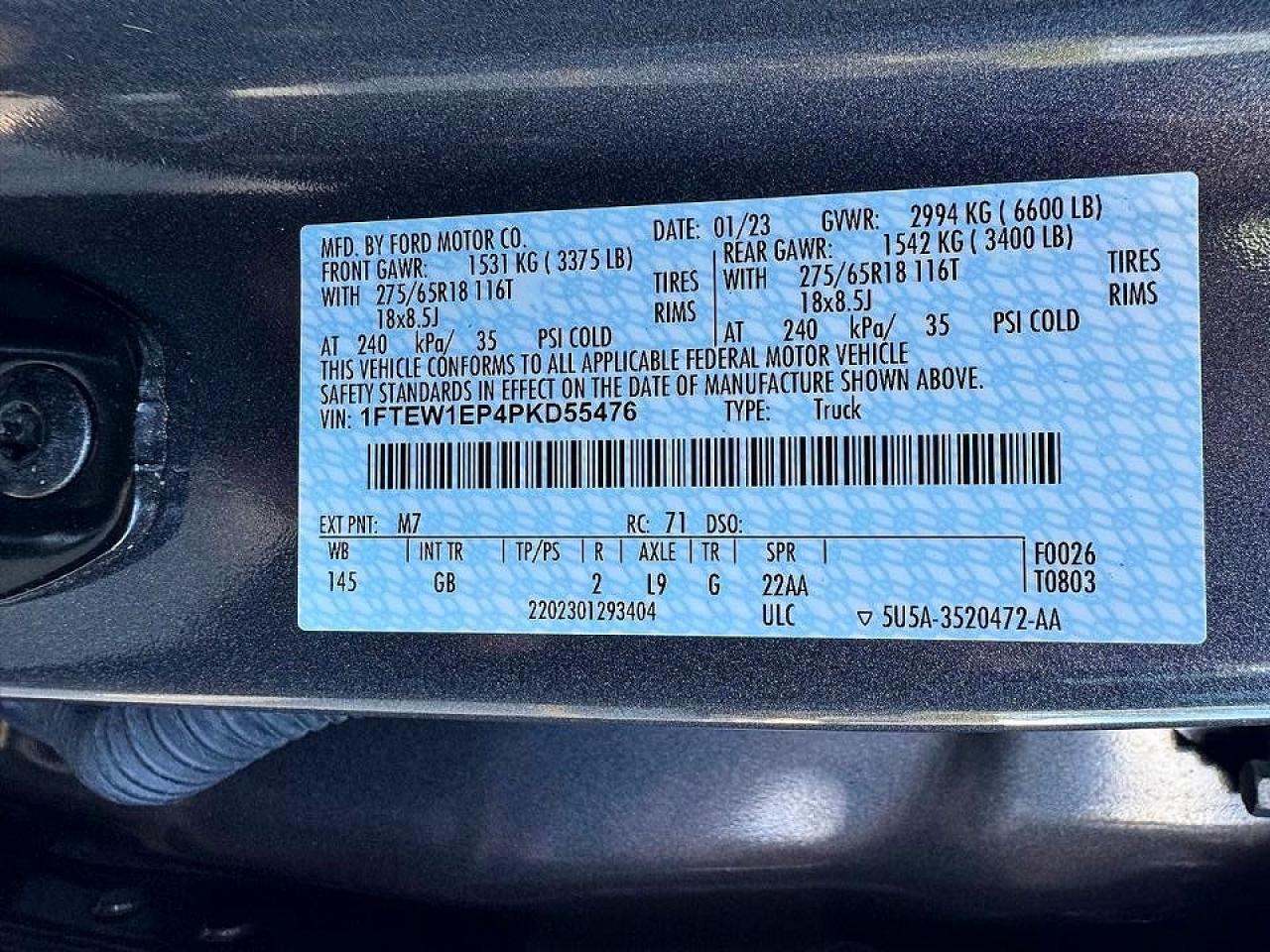 2023 Ford F150 Supercrew